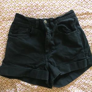 American Apparel High waisted shorts